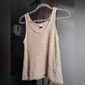 Roxy Beige Knit Tank Top